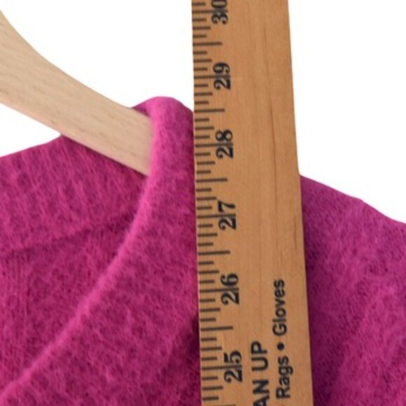 Aerie Oversized Sweater M Pink Super Soft Knit Slouchy Cozy Loungecore Barbiecor - Picture 8 of 8